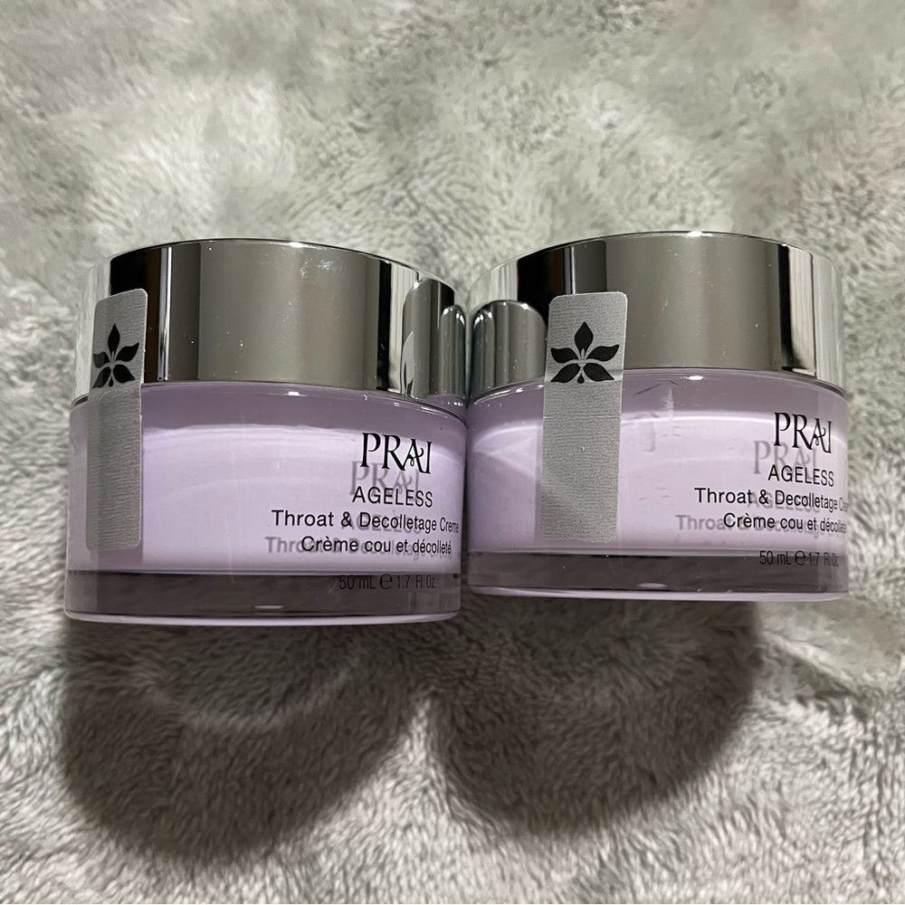NEW Prai Ageless Throat & Décolletage Crème 1.7 fl oz - Two